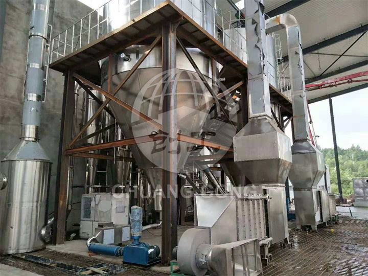 GPG high temperature pyrolysis spray dryer