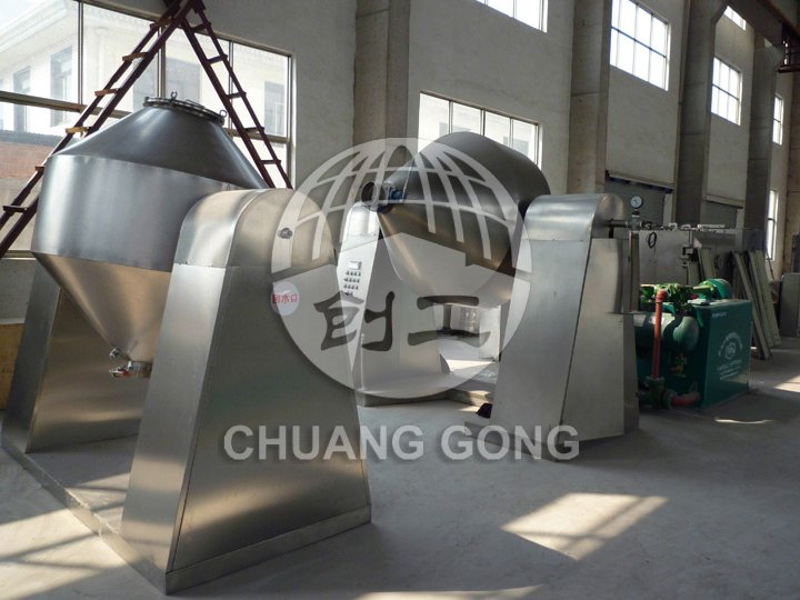 SZG double cone (enamel anti-corrosion) rotary vacuum dryer